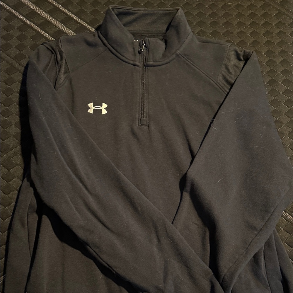 Under Armour Men’s Black Half-Zip Performance Pullover